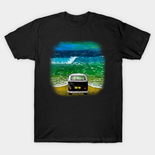 Beach Camper (Black) T-Shirt